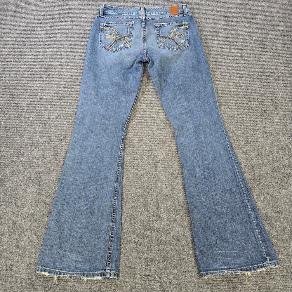 BKE Stella Jeans Womens 29x33 Blue Low Rise Bootcut Y2K Stretch Tall - Picture 2 of 10